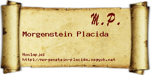 Morgenstein Placida névjegykártya